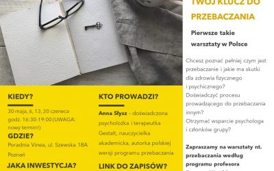 „Twój klucz do przebaczenia” – warsztaty