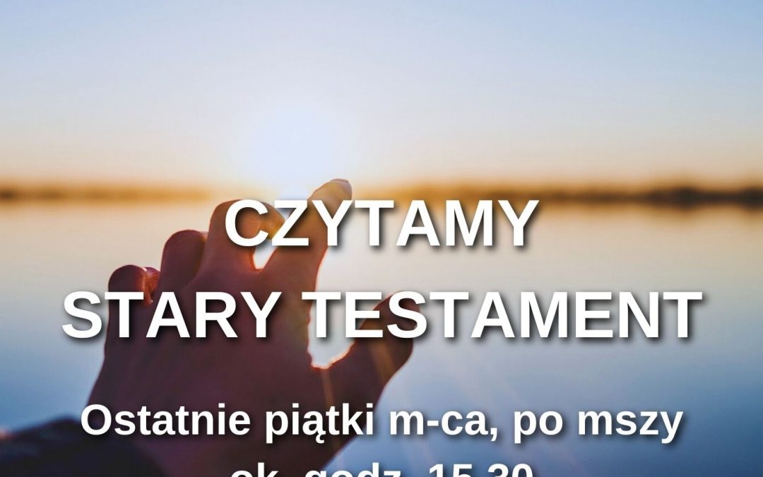 „Czytamy Stary Testament” 2023 – 2024