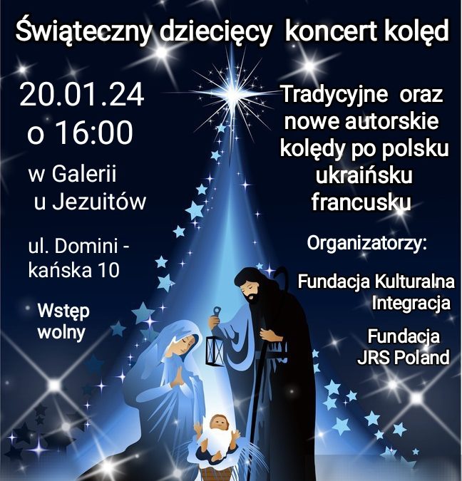 Świąteczny dziecięcy koncert kolęd – 20.01.2024