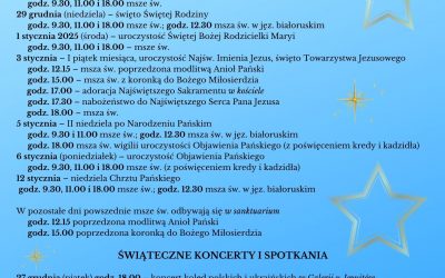 OKRES BOŻEGO NARODZENIA U JEZUITÓW W POZNANIU