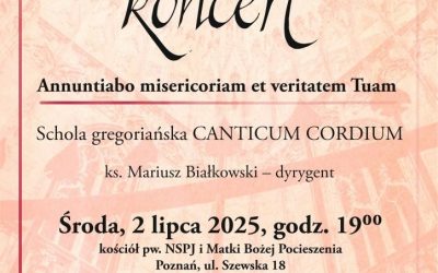 Koncert scholi gregoriańskiej „Canticum cordium”