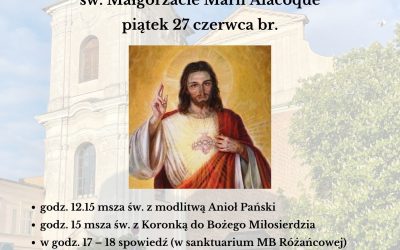 Odpust u Jezuitów ku czci NSPJ – piątek 27 czerwca 2025