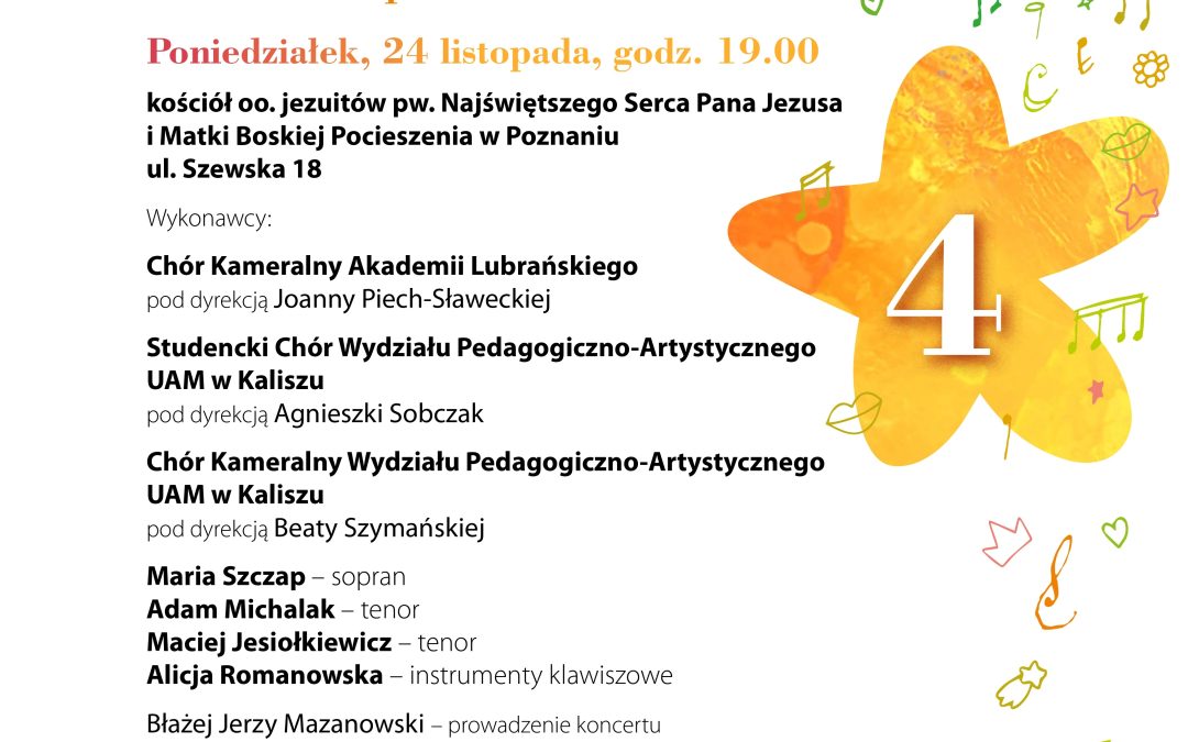 Koncert towarzyszący Grand Prix Polskiej Chóralistyki