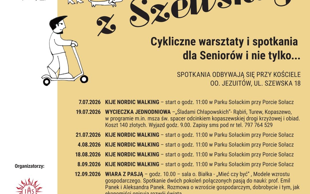 Wiara z Szewskiej lipiec – wrzesień 2026