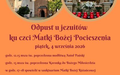 Odpust ku czci Matki Bożej Pocieszenia – 4.09.2026